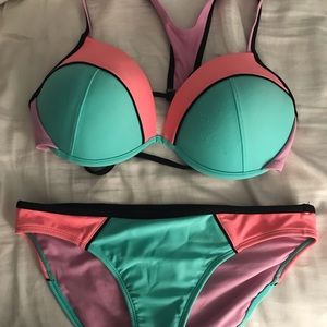 Neon Multicolor Bikini
